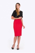 Красная юбка Emka Fashion 498-adelina
