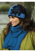 Женская шапочка бирюзового цвета Kamea Sofia