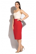 Красная классическая юбка-карандаш Donna Saggia DSU-32-29t