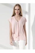 Летняя женская блузка с V-образным вырезом Sunwear I12-2