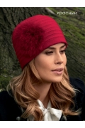 Женская шапка с помпоном Landre Alga2
