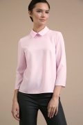 Блузка розового цвета с воротником Emka B2414/damari