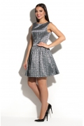 Коктейльное платье из жаккардовой ткани Donna Saggia DSP-223-72