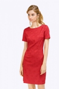 Платье красного цвета Emka PL422/astrid