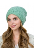 Женская шапка дымчато-зелёного цвета Landre Астра