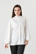 Элегантная белая блузка Topdesign B20 063