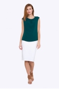 Белая юбка-карандаш Emka Fashion 669/alveta