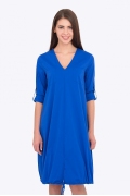 Платье баллон синего цвета Emka PL-578/arabella