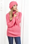 Женский свитер розового цвета Andovers Z284