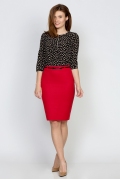 Красная юбка Emka Fashion 544-adelina