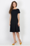 Чёрное платье Emka Fashion PL-473/shelbi