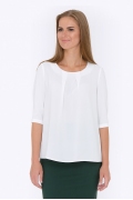 Белая блуза Emka Fashion b 2197/anet