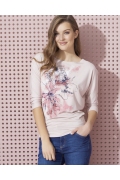 Женская блузка светло-розового цвета Zaps Neo
