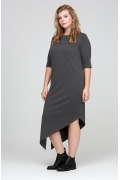 Платье с асимметричным низом Donna Saggia DSPB-21-74t