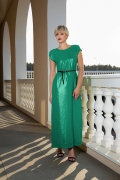 Летнее платье зеленого цвета Flaibach 026S1