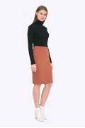 Женская юбка терракотового цвета Emka 663/terracota