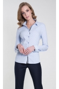Женская голубая рубашка Zaps Maila