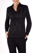 Стильная чёрная блузка | Б776-1067