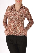 Стильная блузка Golub из шифона | Б782-1255