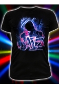 Мужская футболка Джаз (Светится в темноте и ультрафиолете)