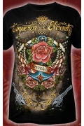 Мужская футболка со стразами Emperor Eternity Rose