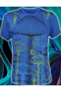 Мужская футболка с эффектом винтаж Mushrooms