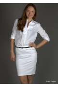Стильная юбка белого цвета | 129-elis 