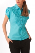 Бирюзовая блузка 2012 | Б811-1403