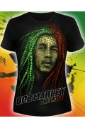 Женская футболка Bob Marley (светится в темноте)