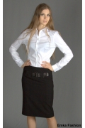 Стильная черная юбка Emka Fashion | 123-kosta
