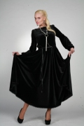 Длинное бархатное платье Chertina&Durre | 9959 