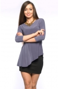 Асимметричная блузка Donna Saggia | DSB-20-48t