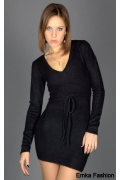 Маленькое черное платье Yiky Fashion | 8681