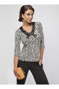 Леопардовая блузка Enny 16005