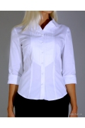 Белая блузка Emka Fashion B002/01