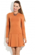 Короткое платье оранжевого цвета Donna Saggia DSP-108-60t