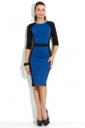 Черно-синее платье Donna Saggia DSP-106-37t
