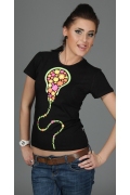 Женская футболка Flower Power (Светится в ультрафиолете)