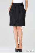 Стильная черная юбка Emka Fashion 421-rumina