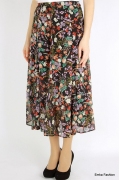 Длинная юбка с цветочным рисунком Emka Fashion 295-sida