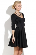 Черное коктейльное платье Donna Saggia DSP-140-4t