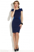Темно-синее облегающее платье Donna Saggia DSP-42-41t