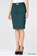 Юбка зеленого цвета Emka Fashion 442-beretta