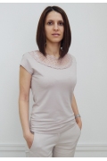 Блузка бежевого цвета Sunwear N49-2