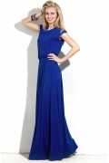Длинное платье синего цвета Donna Saggia DSP-150-37t
