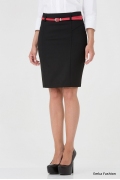 Красивая чёрная юбка Emka Fashion 354-kapriz