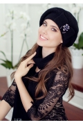 Комплект (шапка+шарф) Landre Серафима (чёрный)
