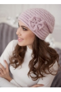 Женская шапка розового цвета Landre Сонэт