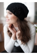Женская шапка чёрного цвета Landre Сонэт