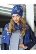 Тёплый женский комплект (шапка и шарф) Kamea Wanda